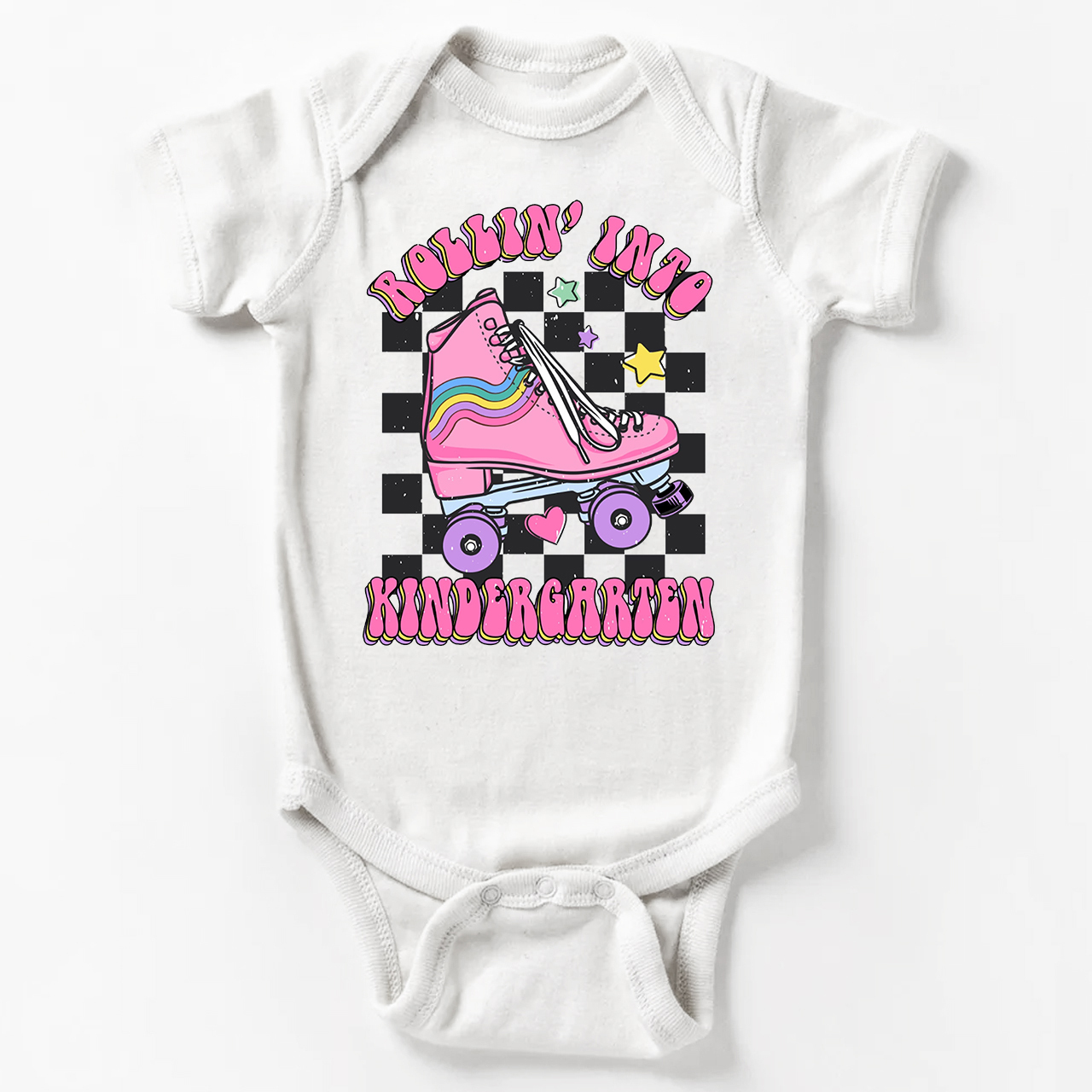 Rollin Into Kindergarten Back To School Bodysuit