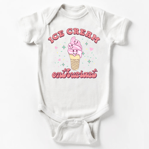 Ice Cream Enthusias Bodysuit