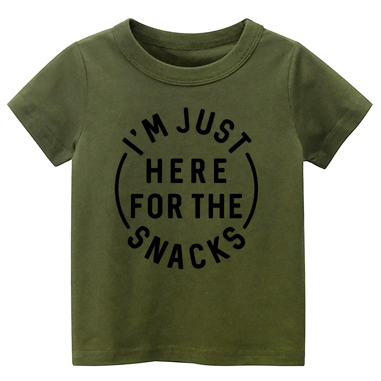 I'm Just Here For The Snacks Shirts For Kids