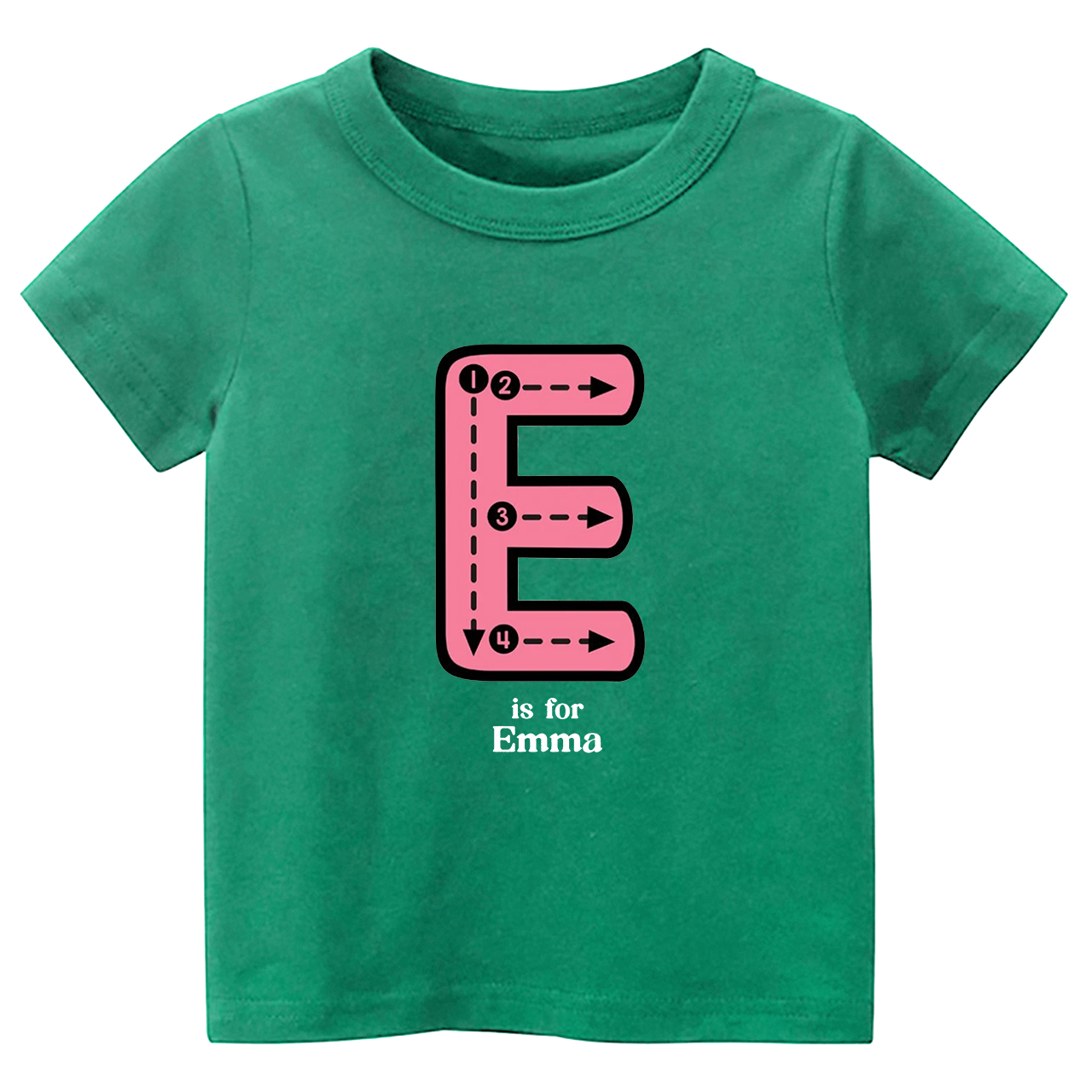 Personalized N Is For Name Tracing Alphabet Kids Shirts