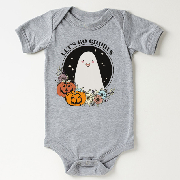 Let's Go Ghouls Halloween Baby Bodysuit