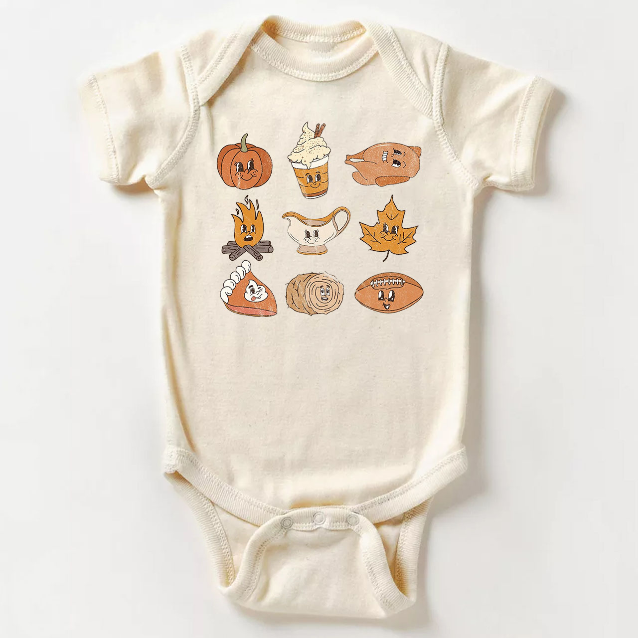 Autumn Natural Halloween Baby Bodysuit