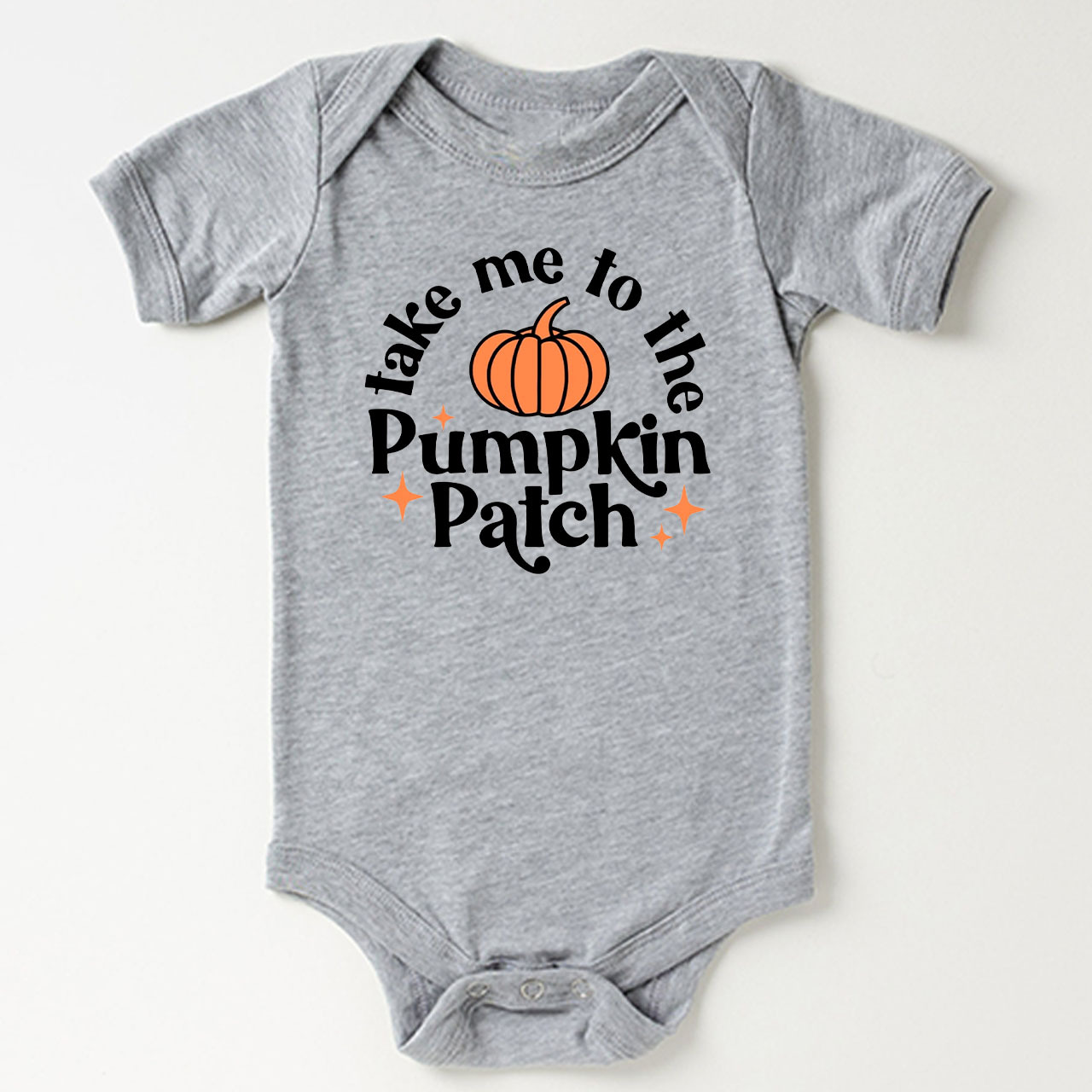 Take Me To The Pumpkin Patch Halloween Baby Bodysuit