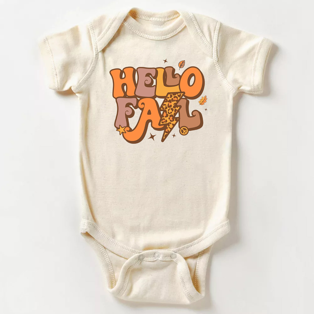 Hello Fall Cute Baby Bodysuit
