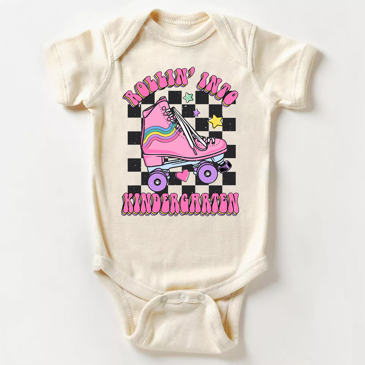 Rollin Into Kindergarten Back To School Bodysuit