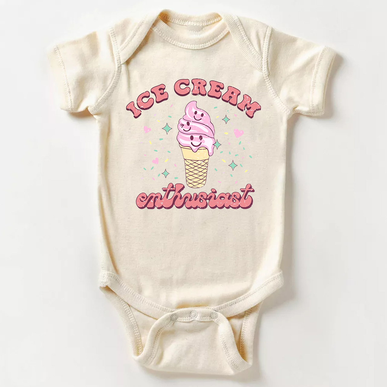 Ice Cream Enthusias Bodysuit