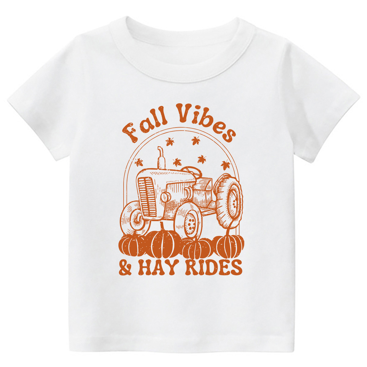Fall Vibes And Hayrides Kids Shirt