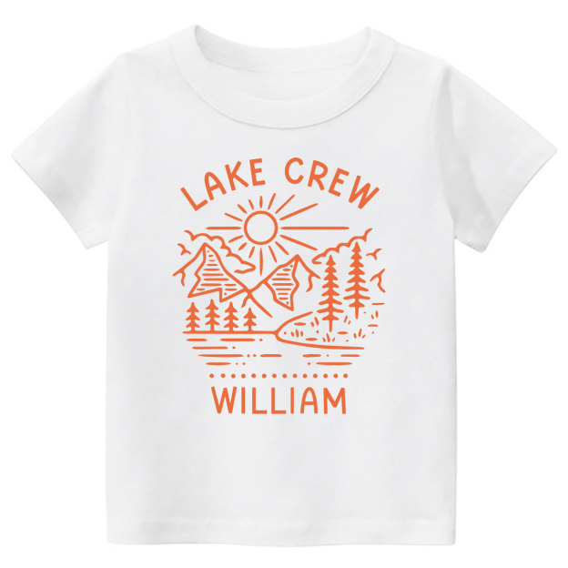 Custom Lake Crew Kids Shirt 