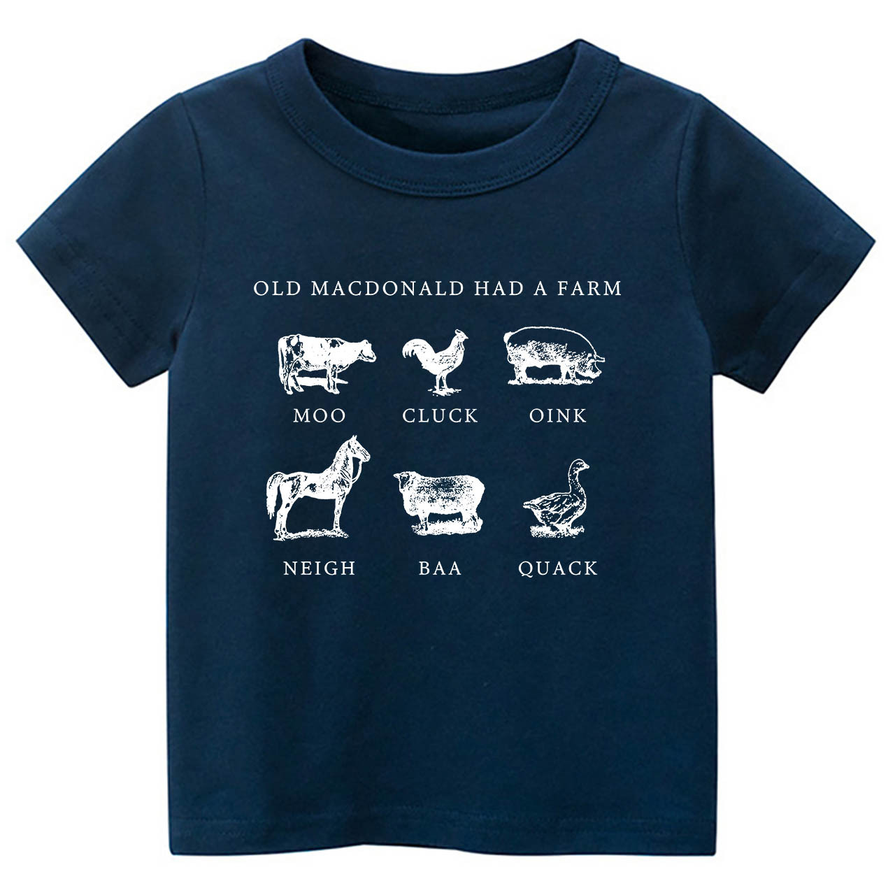 Had a Farm Kids Retro Natural T-Shirt 