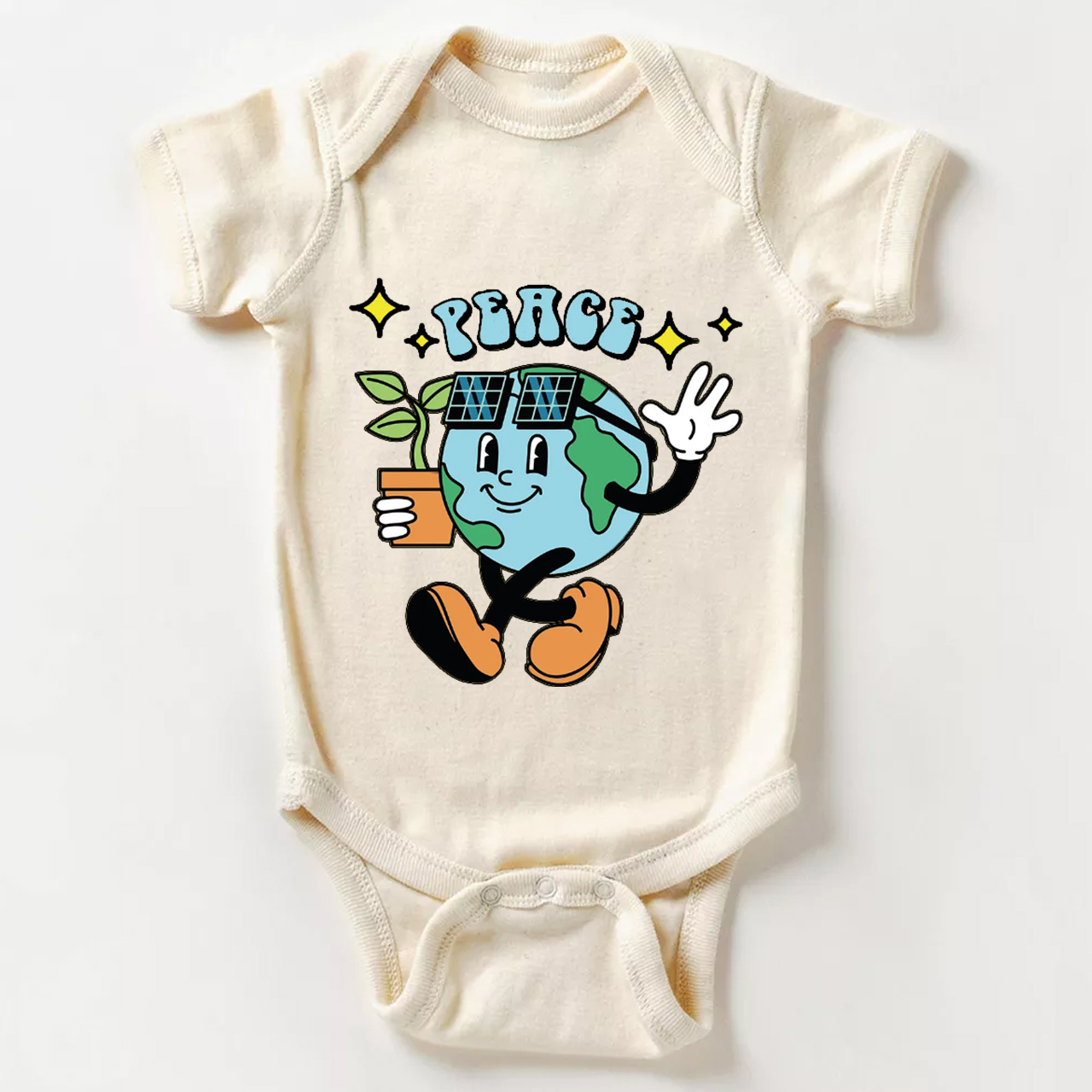 Earth Day Natural Lover Bodysuit For Baby