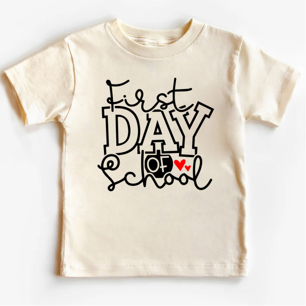 First Day Of School Cute Design Shirt For Kids