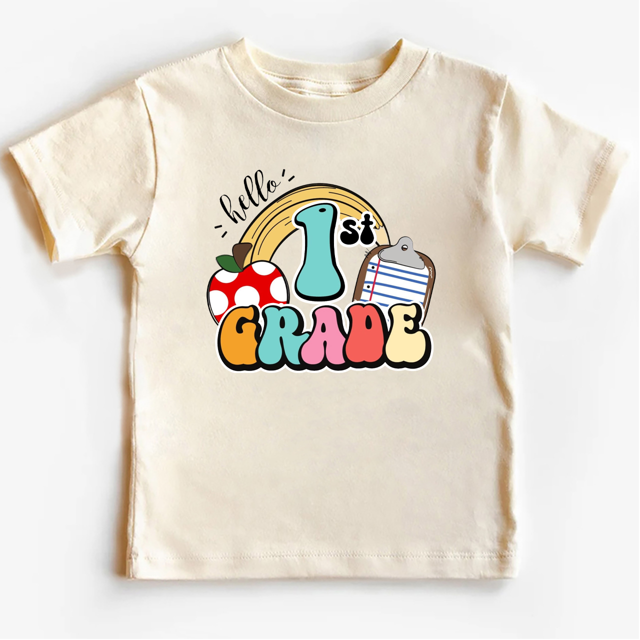 Personalized Grade Hello Kids Back To School T-Shirts