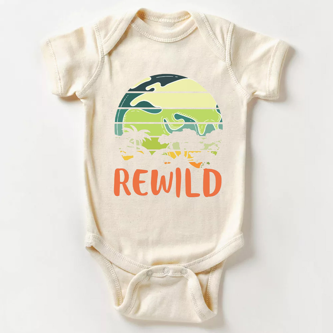 Rewild Earth Plant More Trees Bodysuit For Baby