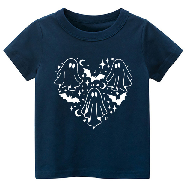 Ghost In Heart Halloween Toddler Shirt