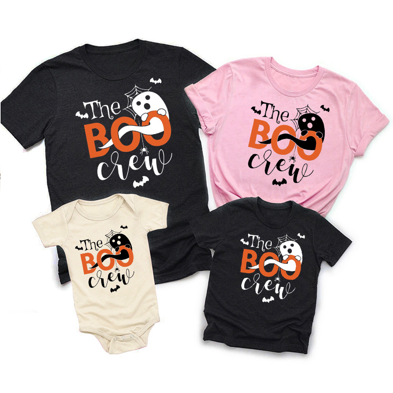 The Boo Crew Halloween Family Party Matching Shirt