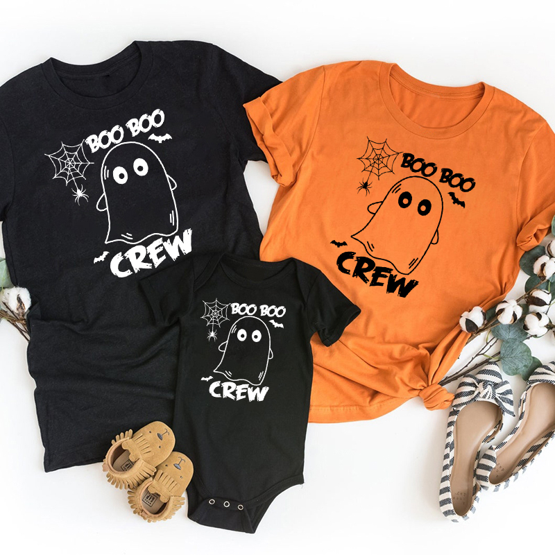 Halloween Boo Boo Crew Family Party Matching Shirt