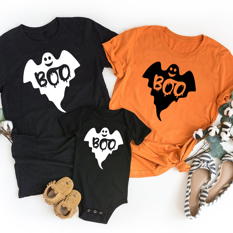 Halloween Boo Ghost Family Matching Shirt