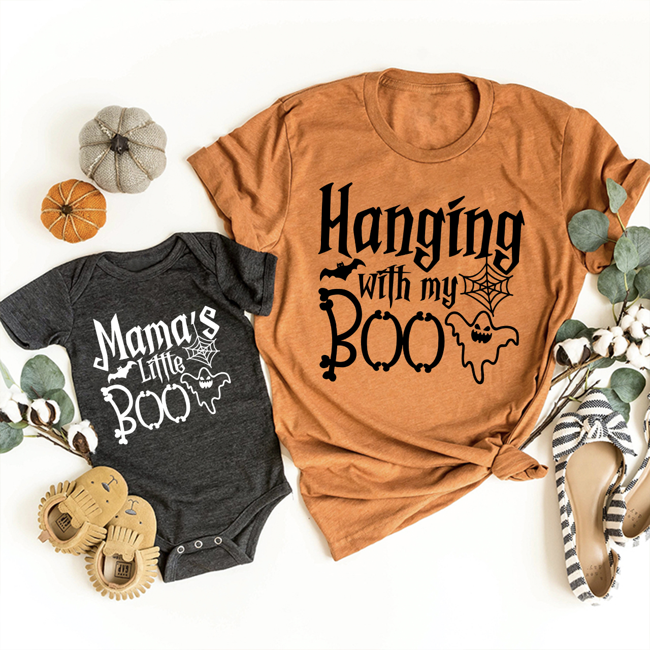 Halloween Hanging With My Boo Mom&Me Matching Shirt