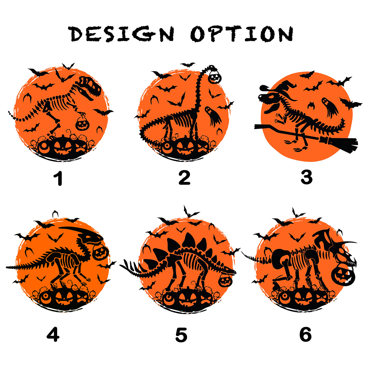 Halloween Dinosaurs Costume Family Shirts