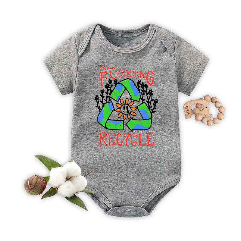 Please F**king Recycle Bodysuit For Baby