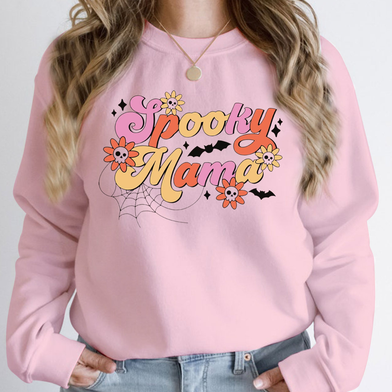 Retro Spooky Mama Sweatshirt