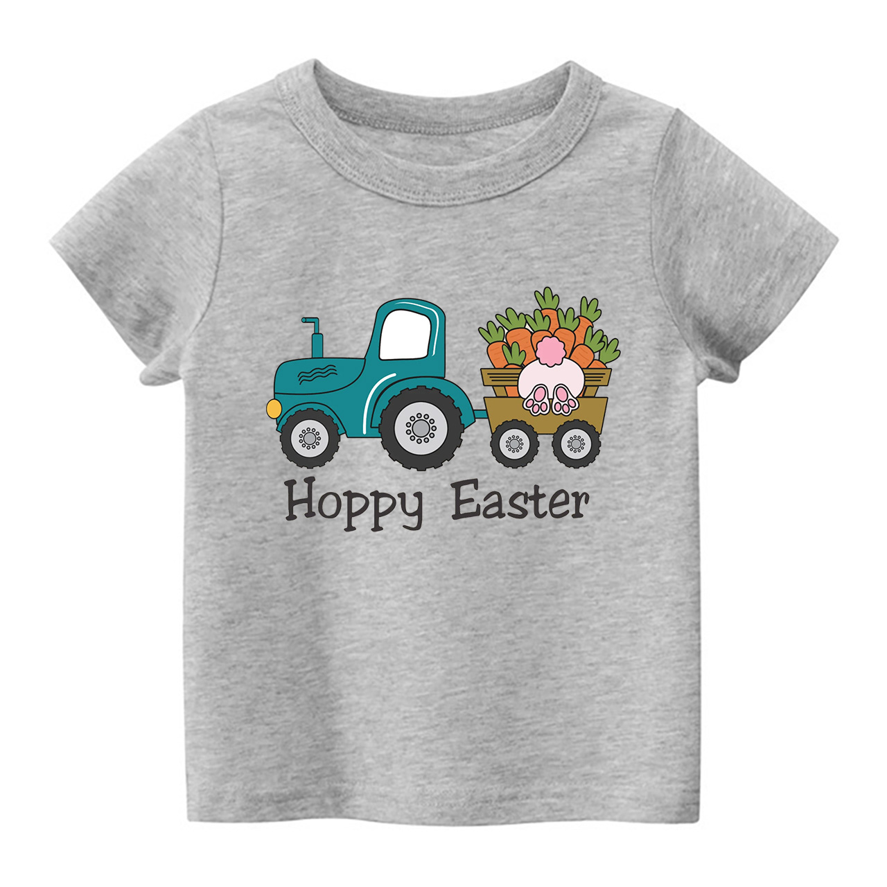 Truck With Carrot Rabbit Lover Easter Toddler Shirt