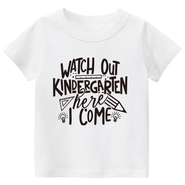 Watch Out KINDERGARTEN Here I Come Shirt For Kids
