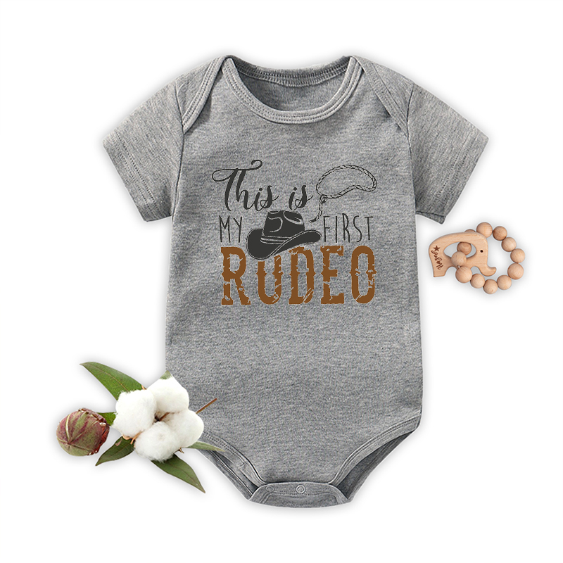 This Is My First Rodeo Bodysuit For Baby