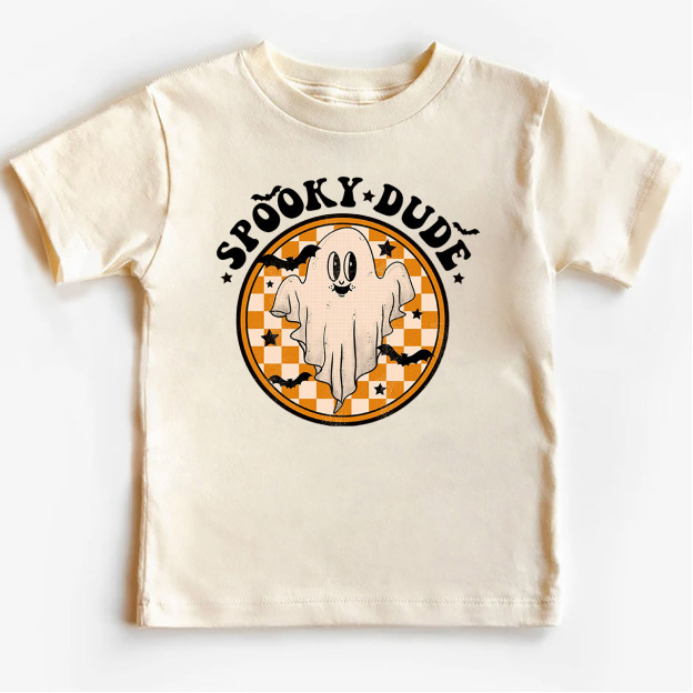Retro Halloween Spooky Dude Fall Toddler Tees