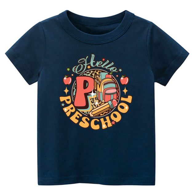 Hello Preschool Back To School Kids Shirts