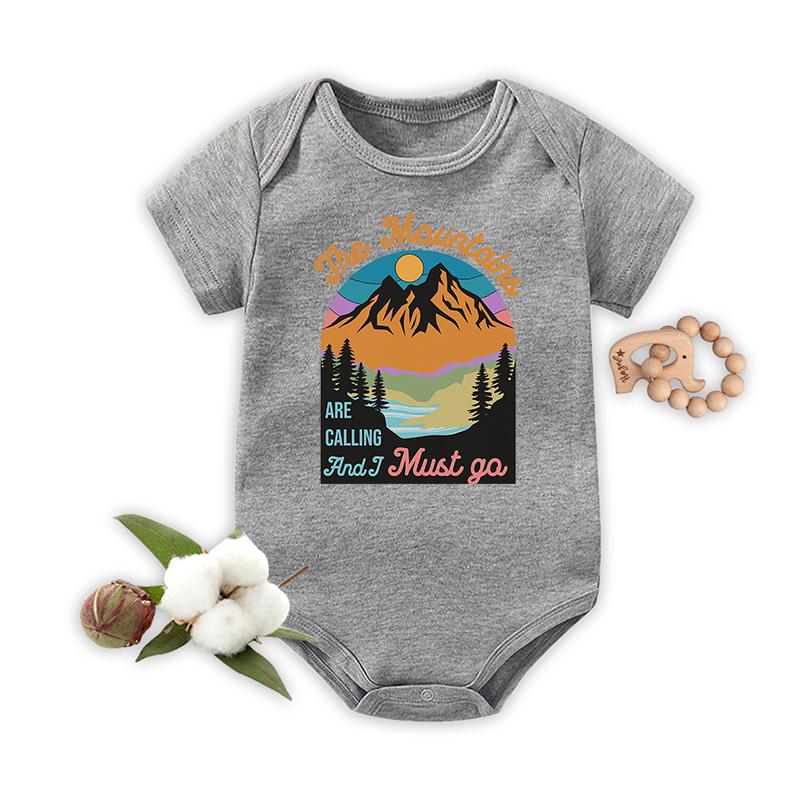 The Mountains Are Calling Bodysuit For Baby