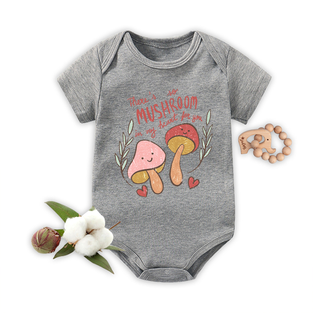 There's No Mushroom In My Heart Fo You Bodysuit For Baby
