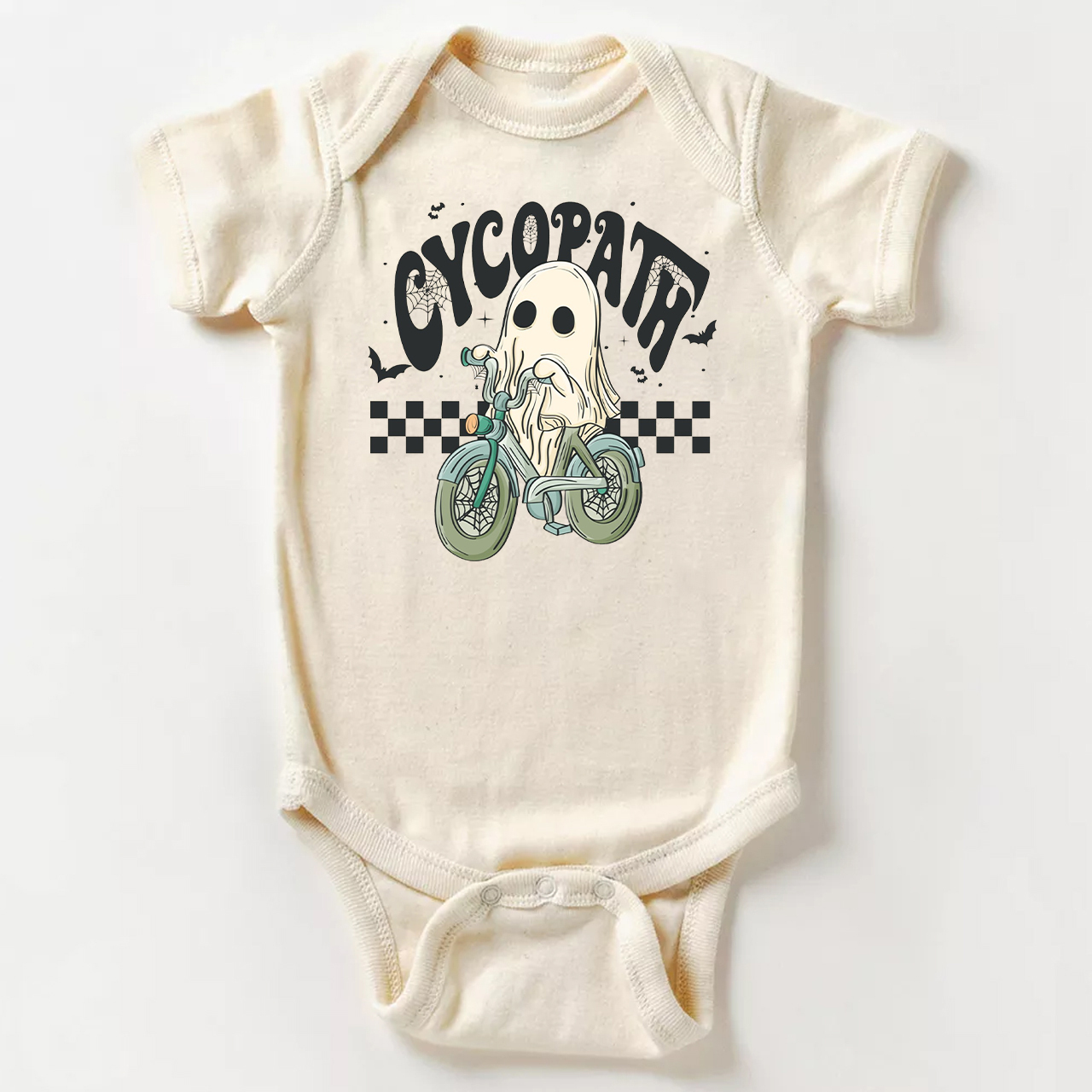 Beepumpkin : Spooky Pumpkin Cat Skull Halloween Baby Bodysuit-Beepumpkin™