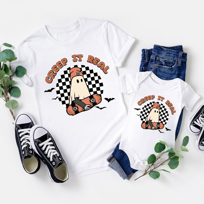 Creep It Real Halloween Family Matching Shirts