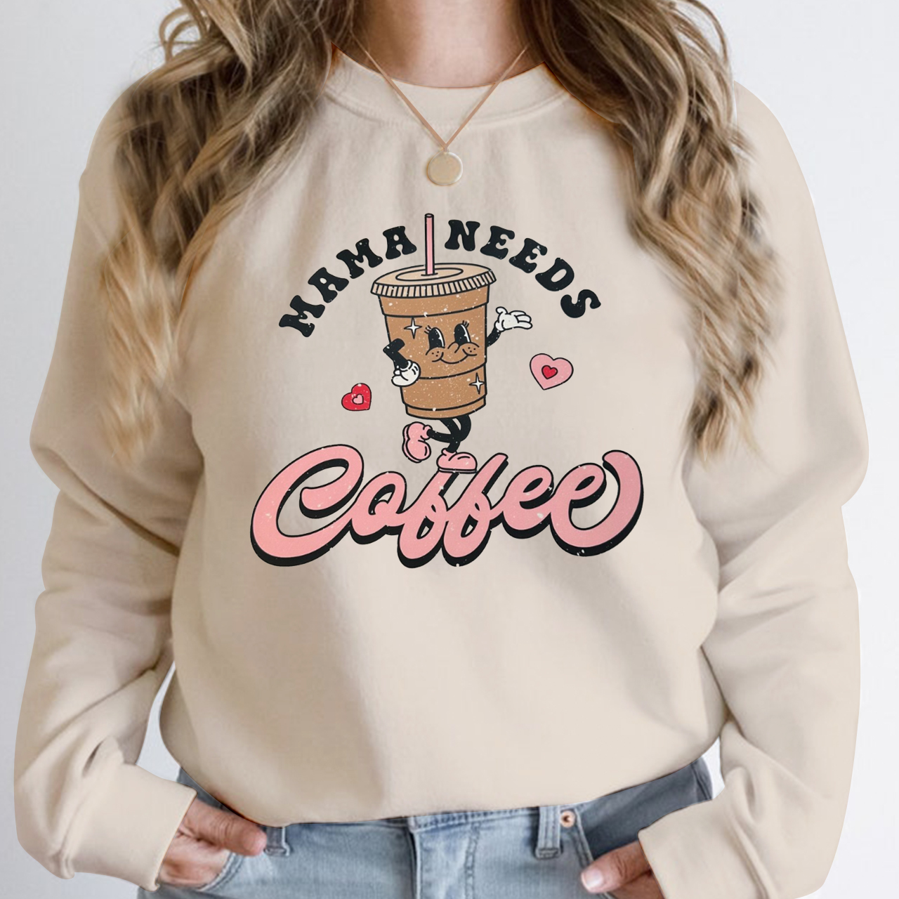 Mama Needs Coffee Gift Sweatshirt