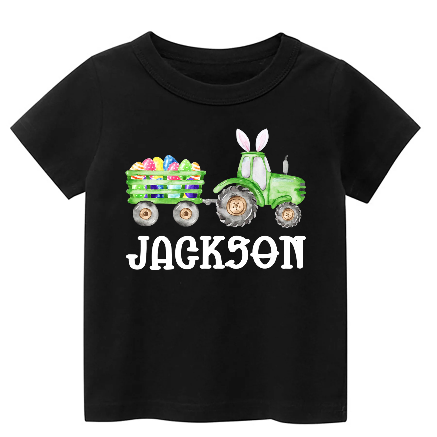 Personalized Bunny&Truck Easter Kids Shirt