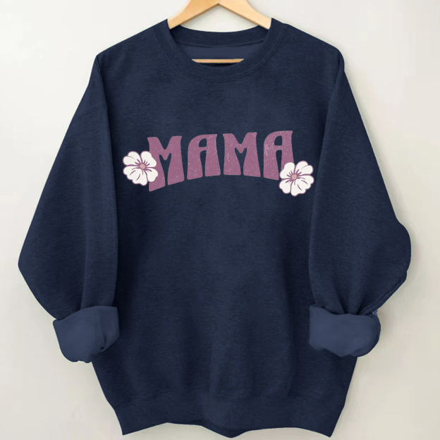 Retro Mama&Flower Sweatshirt
