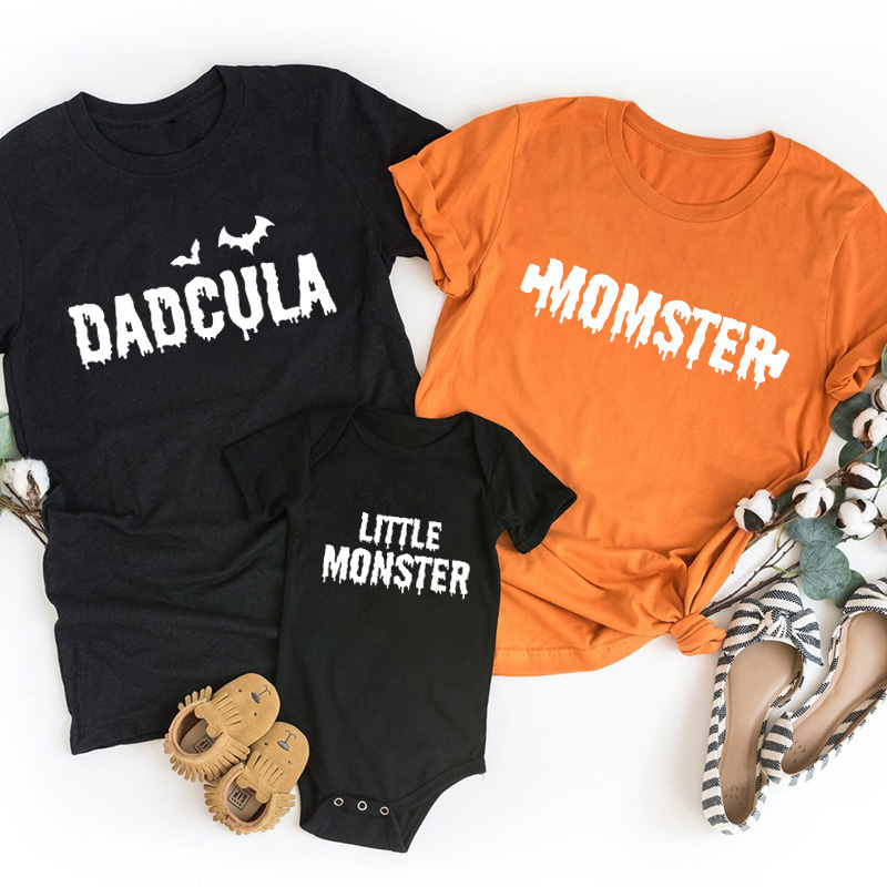 Matching Halloween Monster Family Shirts