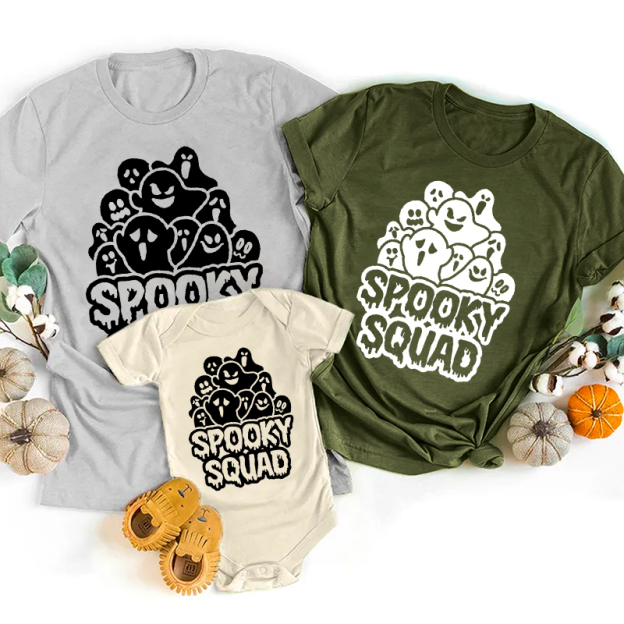 Matching Family Tees Spooky Squad