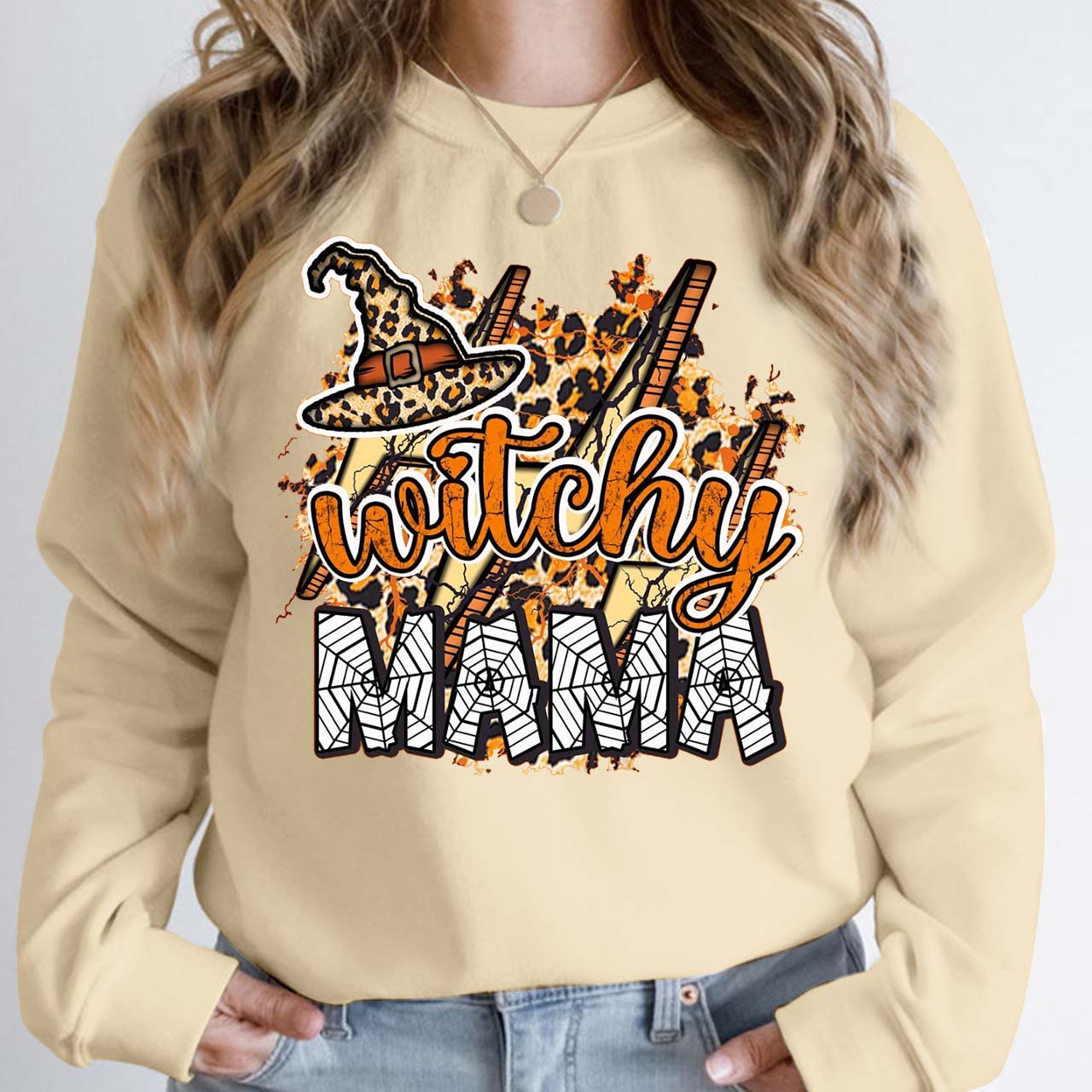 Halloween Witchy Mama Sweatshirt For Mama