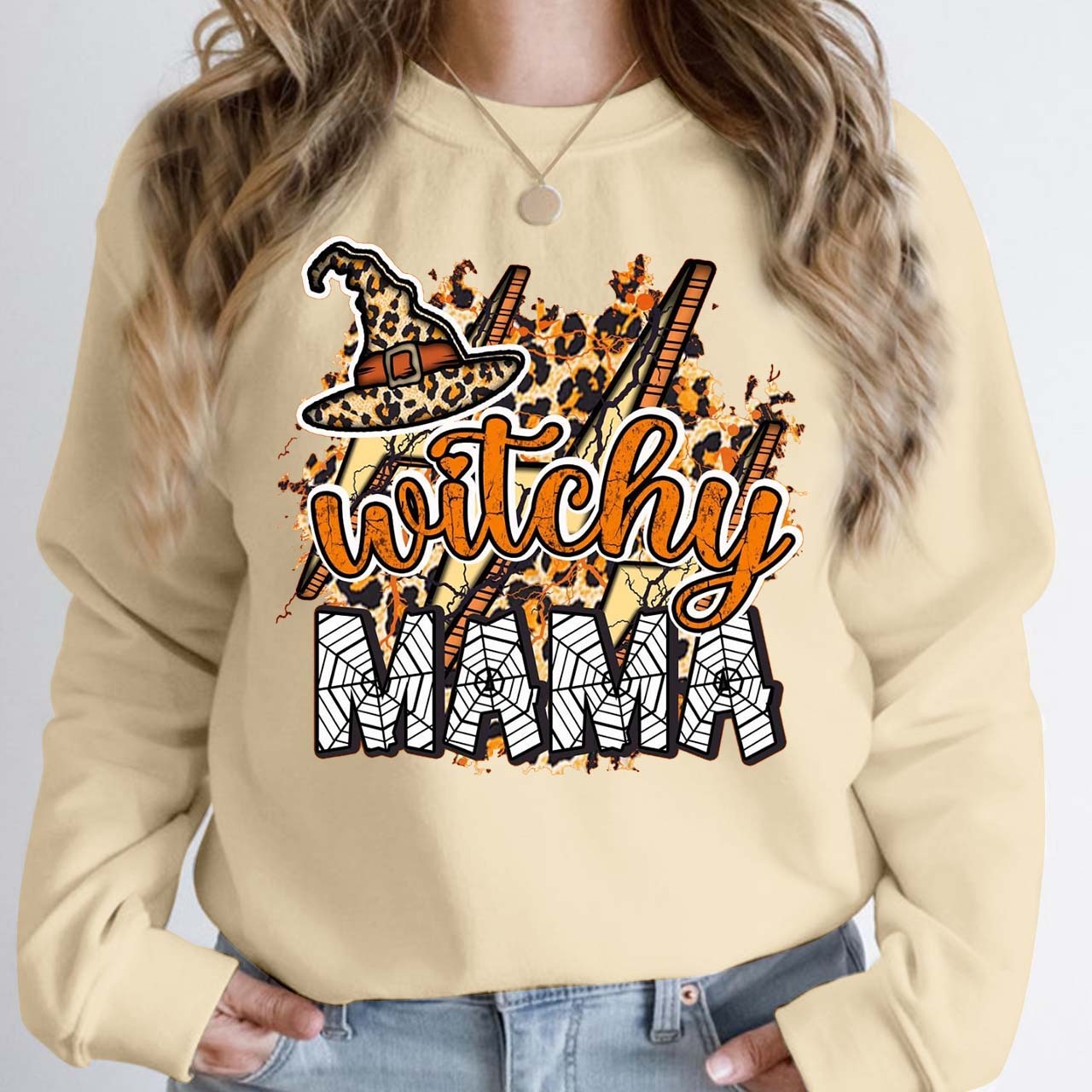 Halloween Witchy Mama Sweatshirt For Mama
