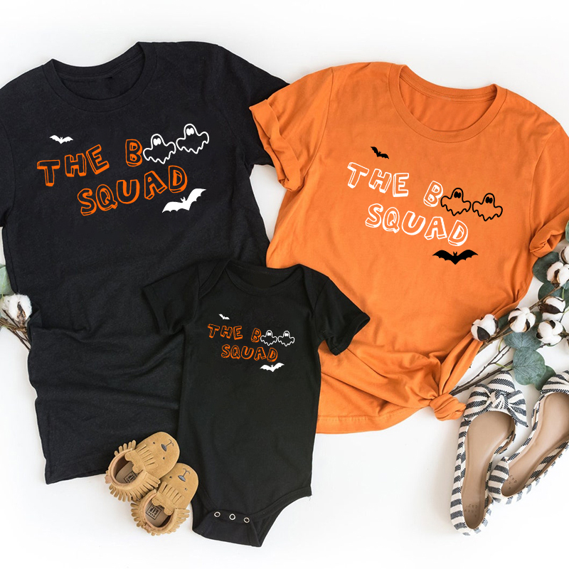 The Boo Squad Cute Family Halloween T-Shirts