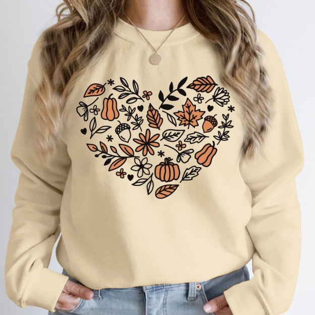 Vintage Pumpkin Patch Fall Sweatshirt For Mama