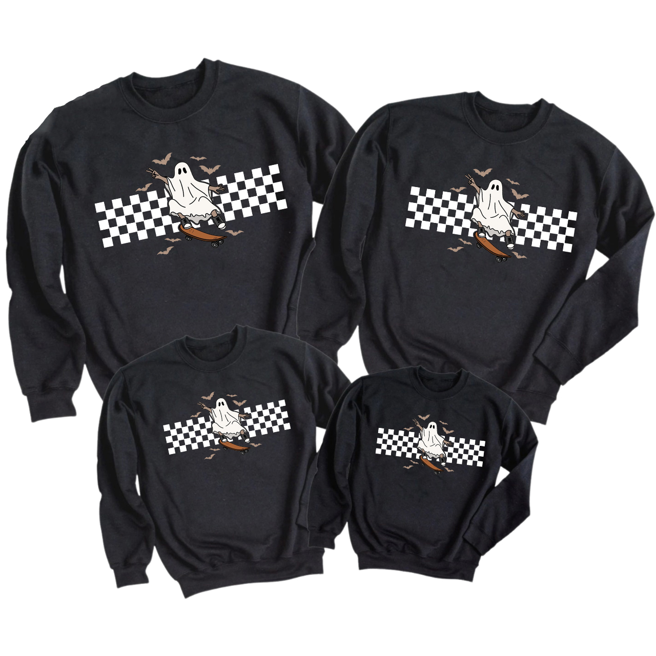 Cute Ghost Halloween Party Sweatshirts