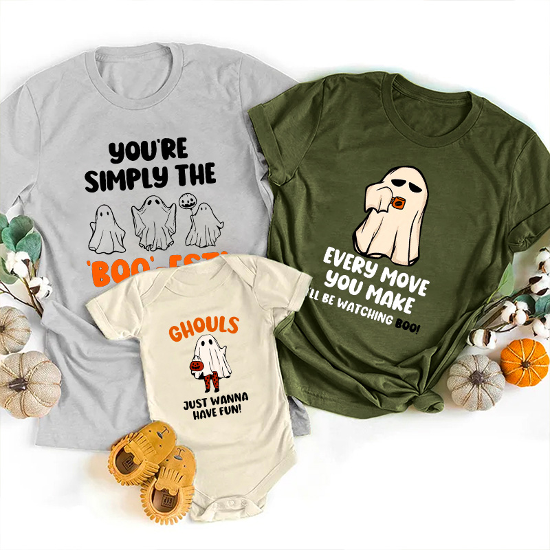 1980'S Halloween Personalized Family Matching Shirts