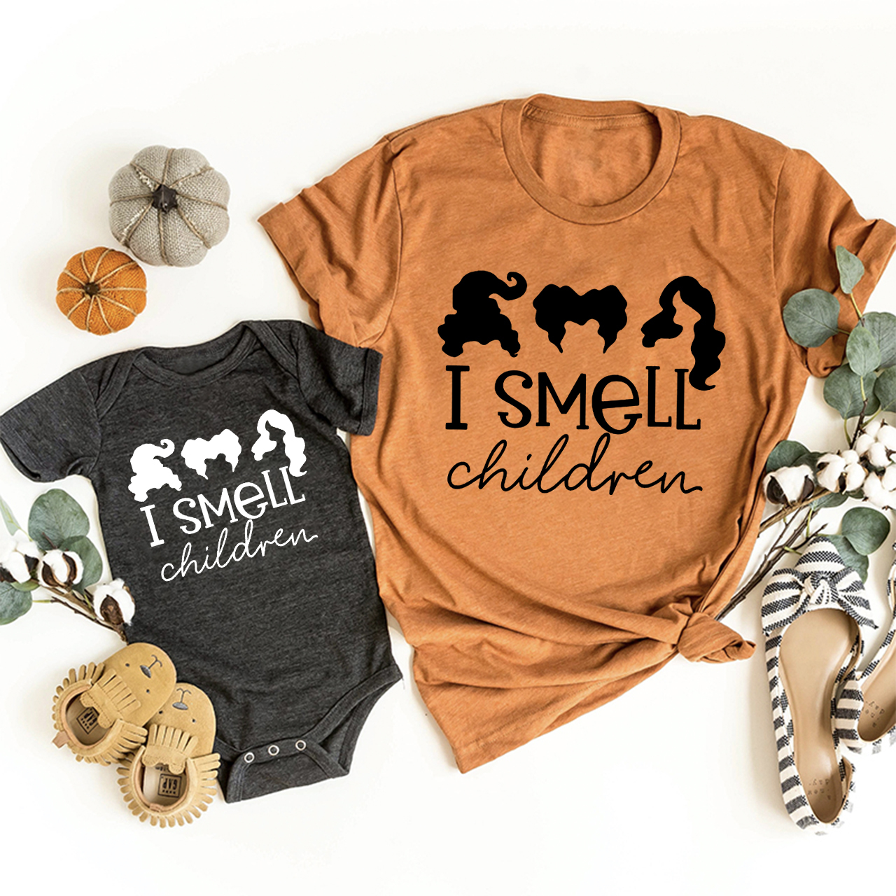 I Smell Children Fall Halloween Matching Shirts