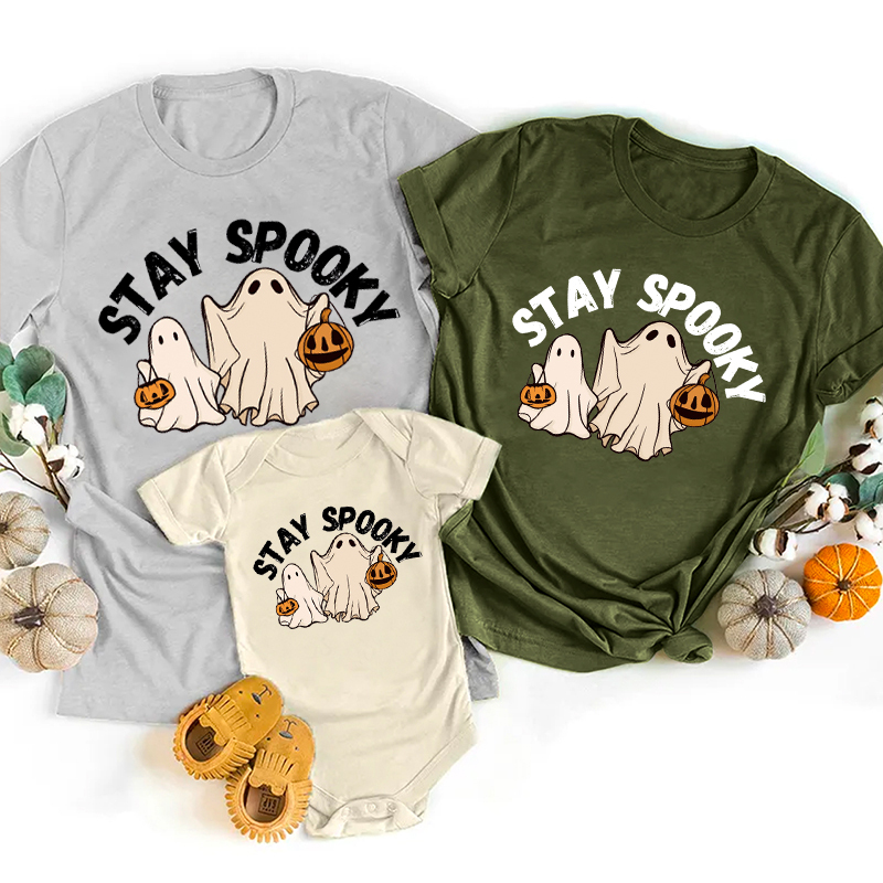 Stay Spooky Halloween Matching Shirts