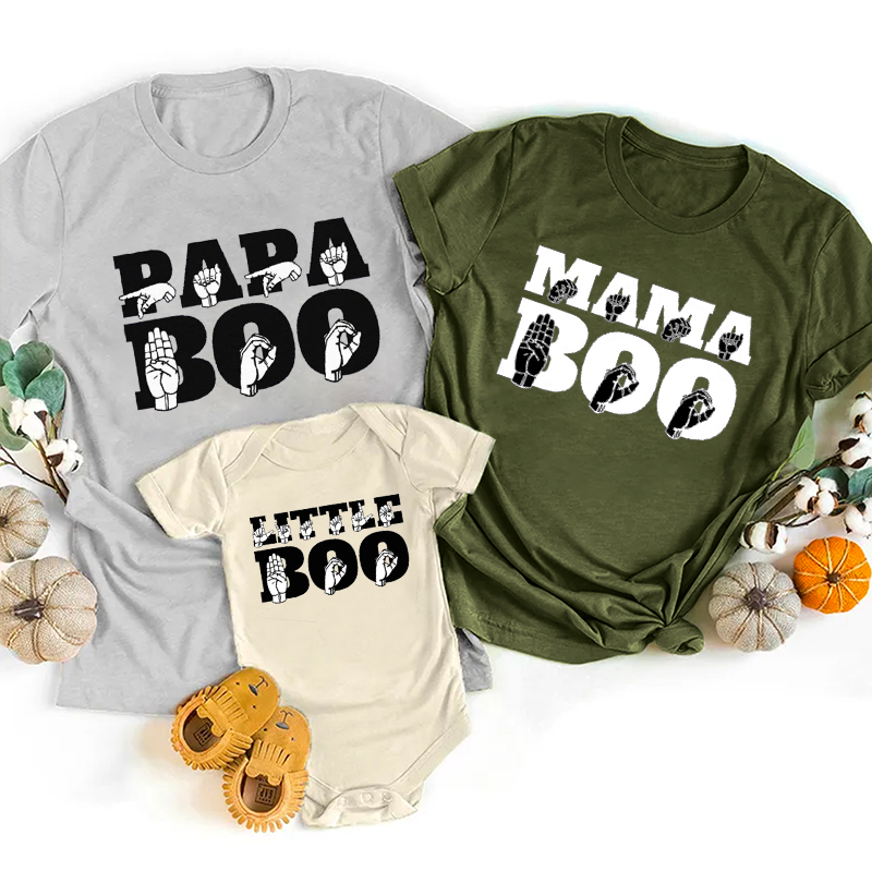 Sign Language Halloween Matching Shirts