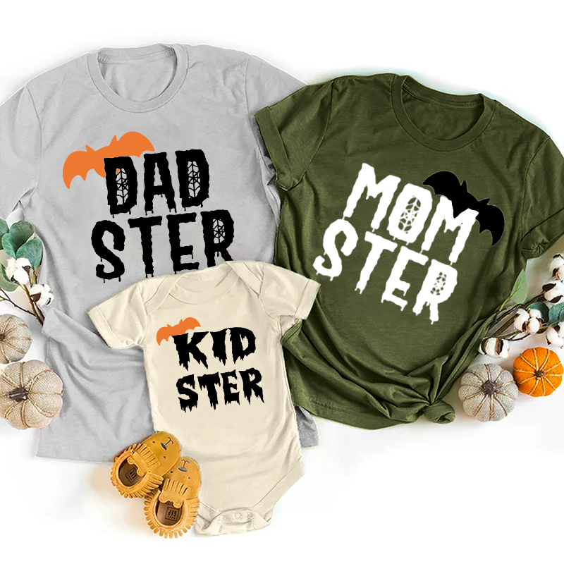 Family Ghost Halloween Matching Shirts