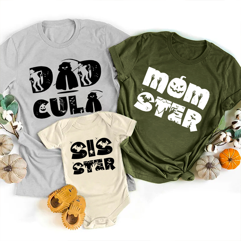 Family Art Halloween Matching Shirts